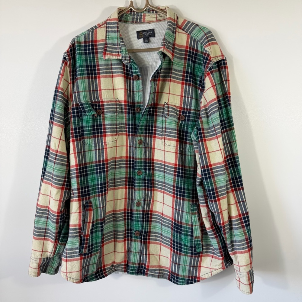 Wallin & Bros. Thermal Lined Plaid Shirt Jacket Size XXL